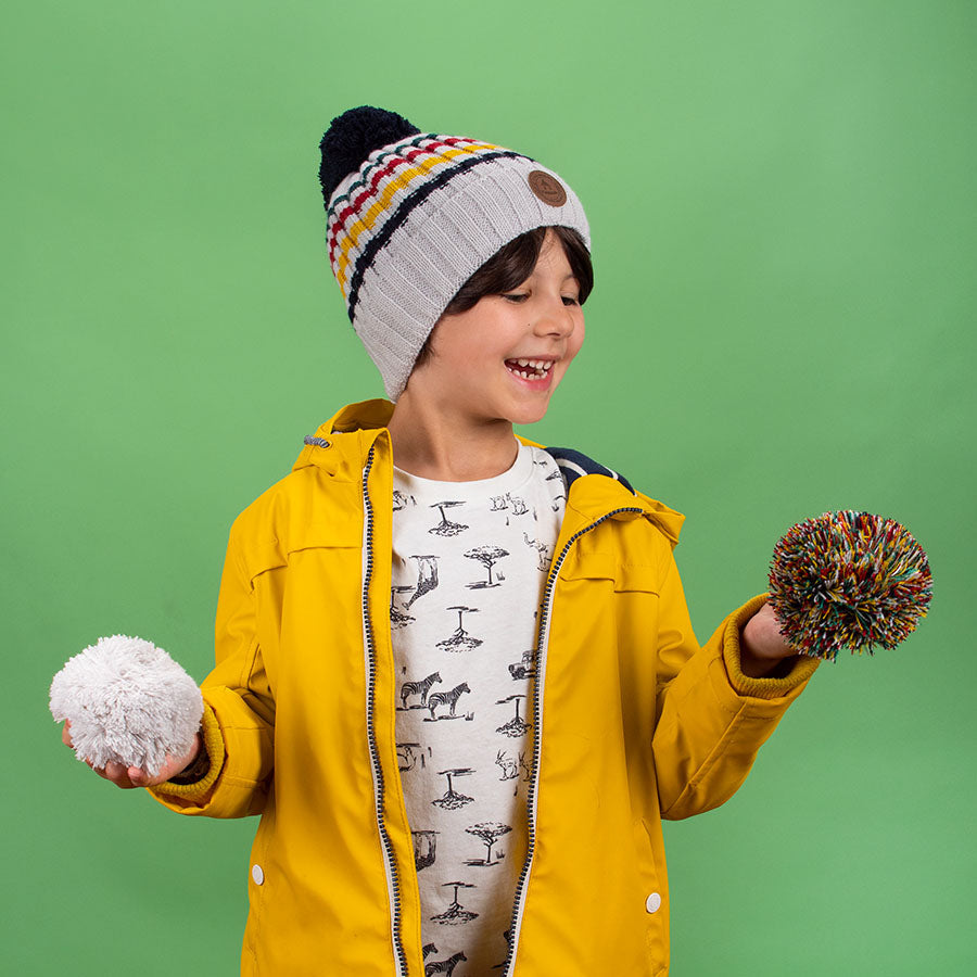 Elephantini Light Grey Polaire