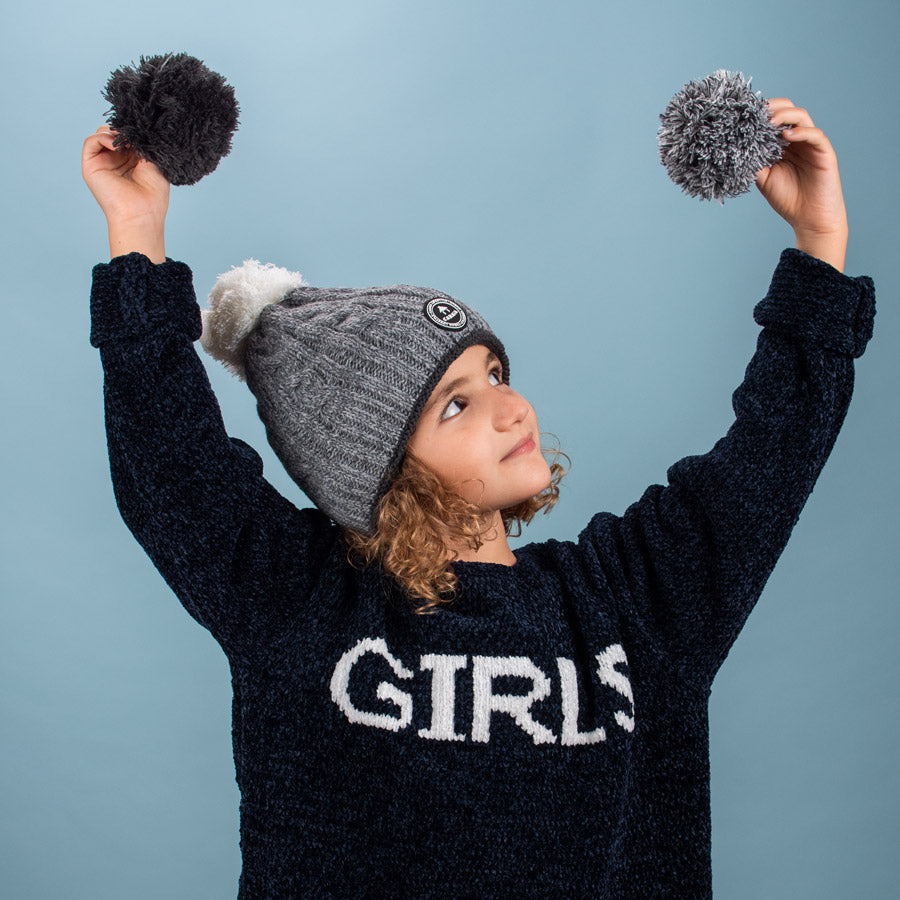 Milky Gris Mélangé - Polaire