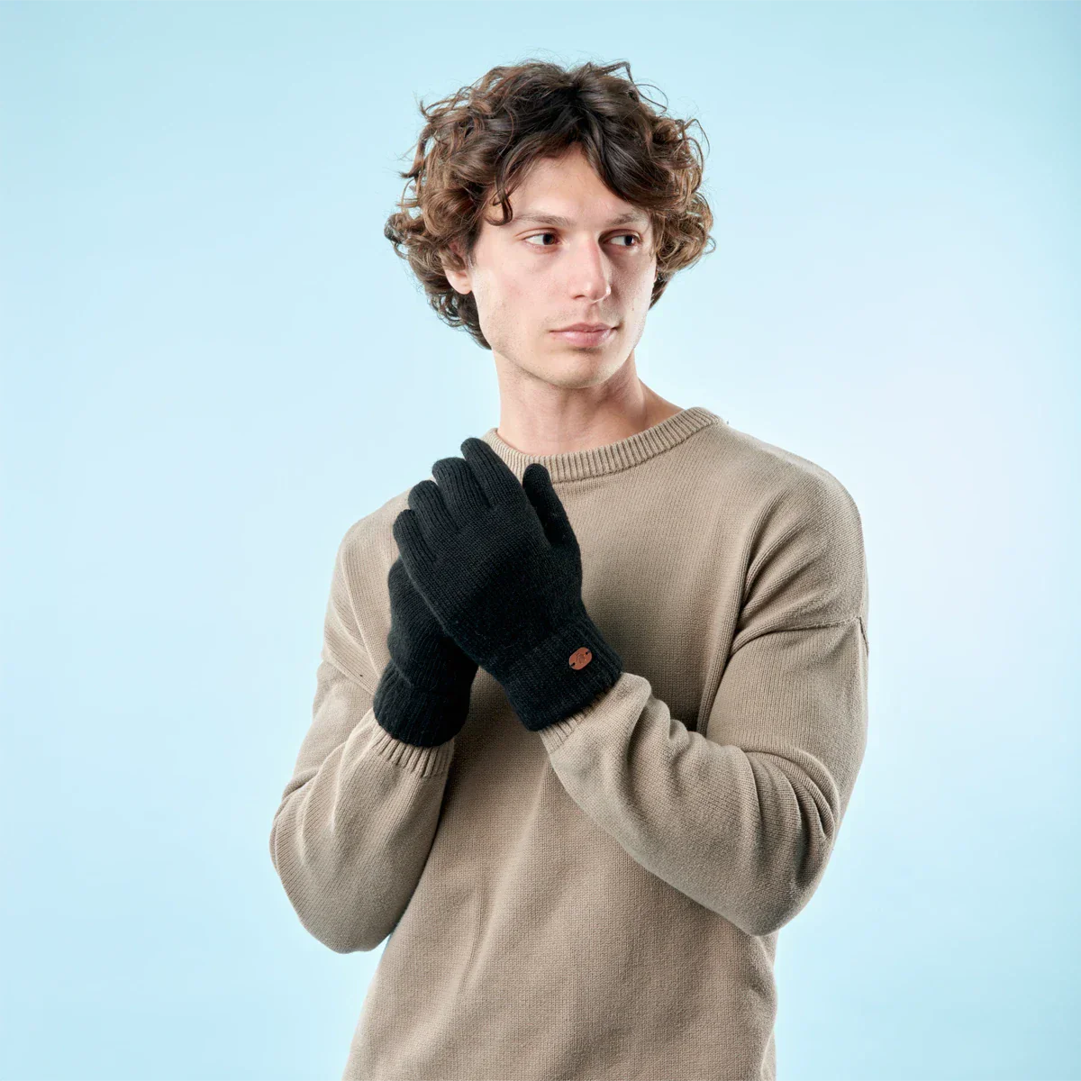 Gants Moscow Mule Noir Polaire