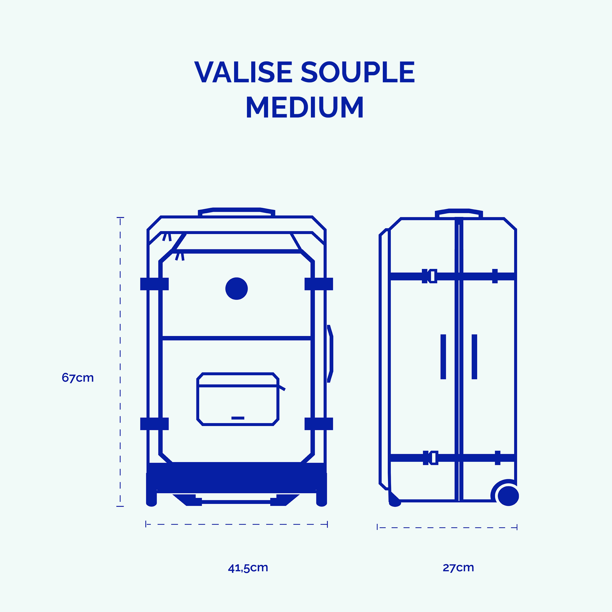 Set de 2 valises Berlin