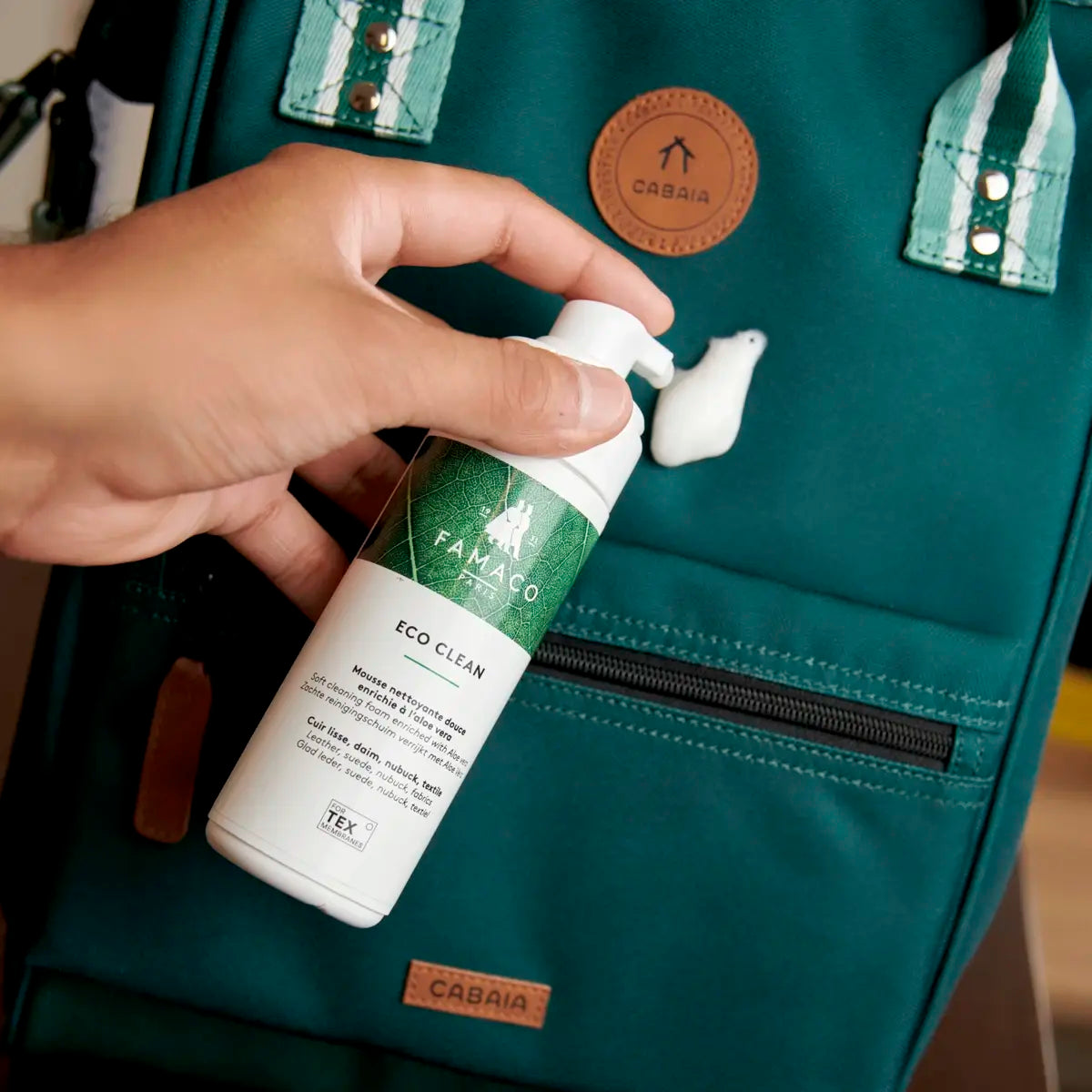 Mousse nettoyante écologique