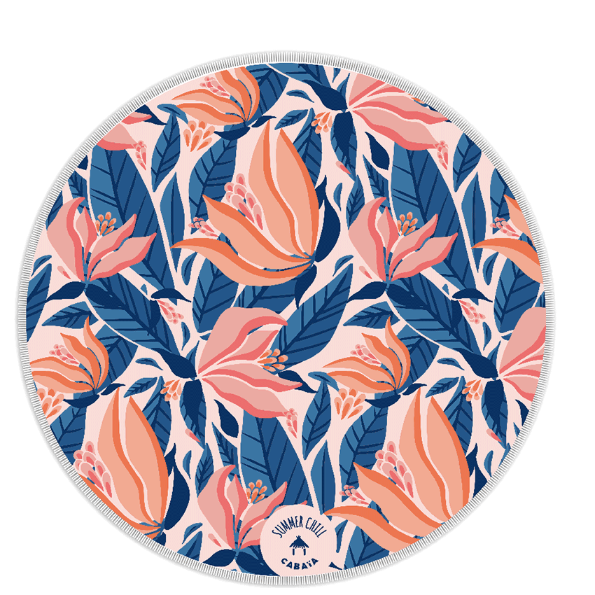 Bora Bora - Serviette ronde