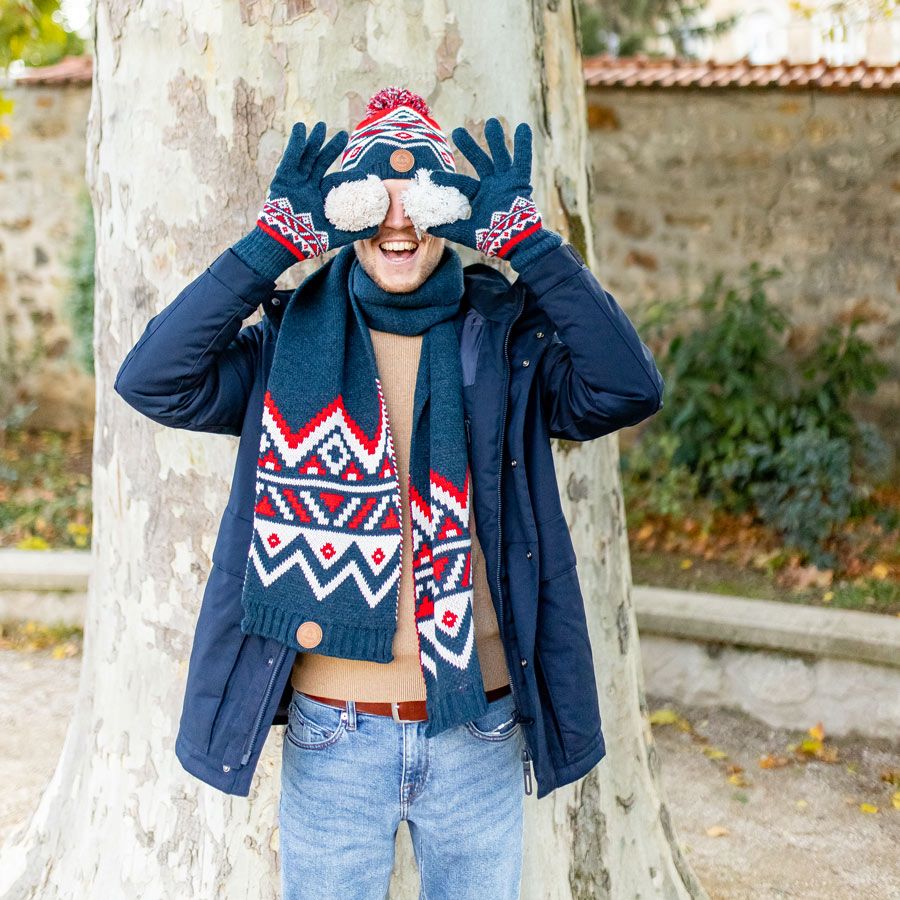 Blue Hawaiian Navy - Écharpe