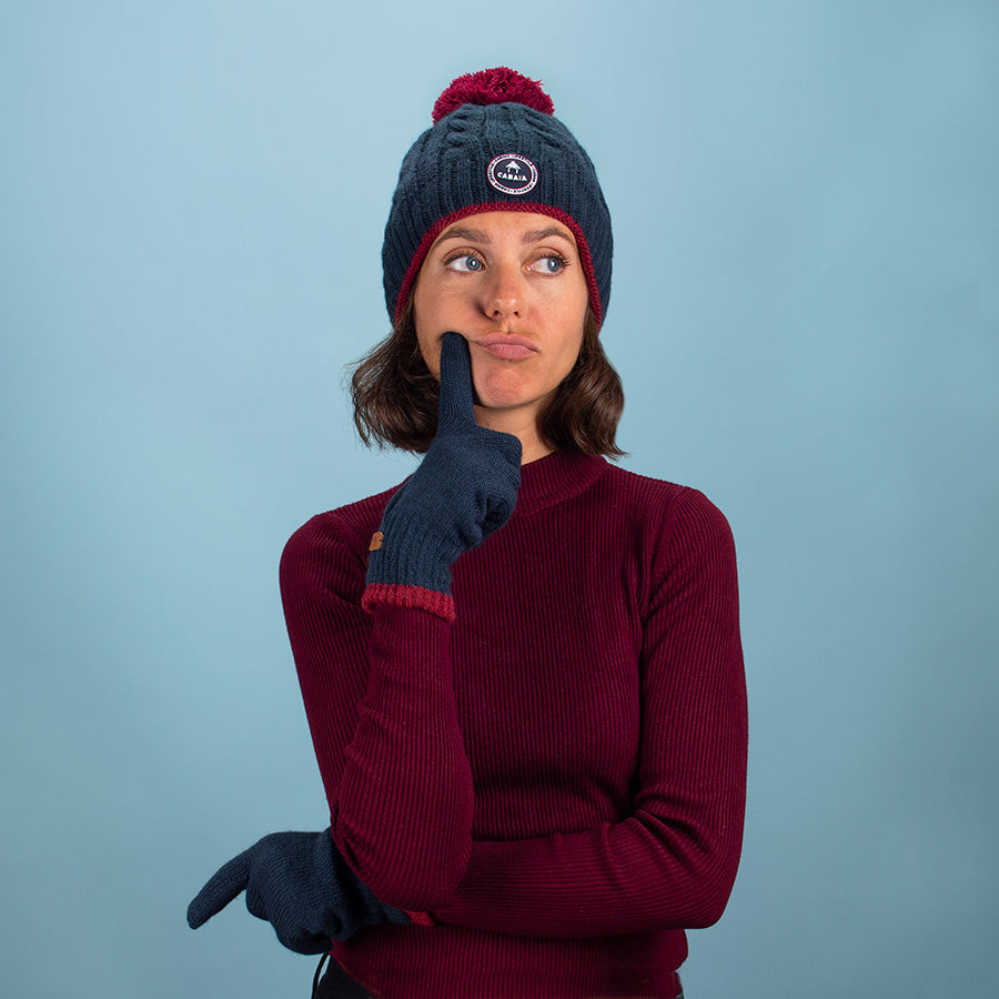 Creamy Gin Bleu marine - Polaire