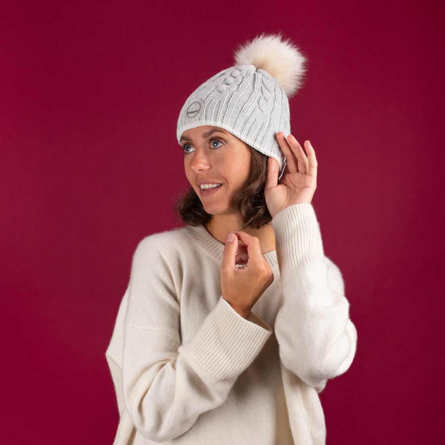 Creamy Gin Gris clair - Polaire