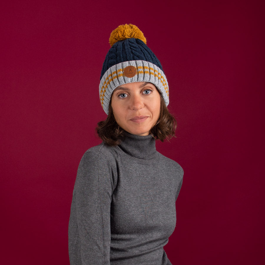 Creamy Gin New Navy Polaire